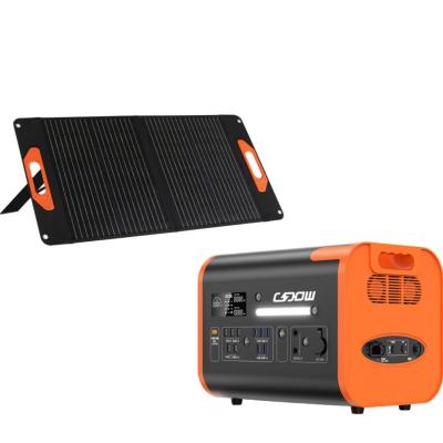 China 2200W Constant Power Can Drive 4000W Outdoor Camping Portable Battery Power Station for sale