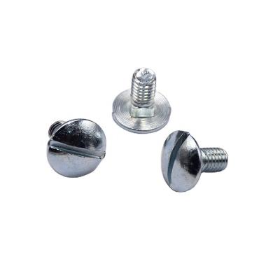 China Round head square neck screws Custom frame screws, carriage bolts, half-round head square neck screws slotted screws for sale