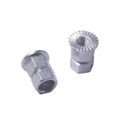 China Heavy Industry 6061 aluminum alloy nut flat head nut rivet nut for sale