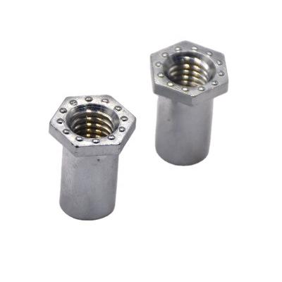 China Heavy Industry Custom high quality flat head hex nut hex head blind rivet nut for sale