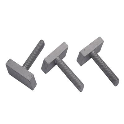 China T-type Custom hot-dip galvanized t head screws Square head bolts t head bolts for sale