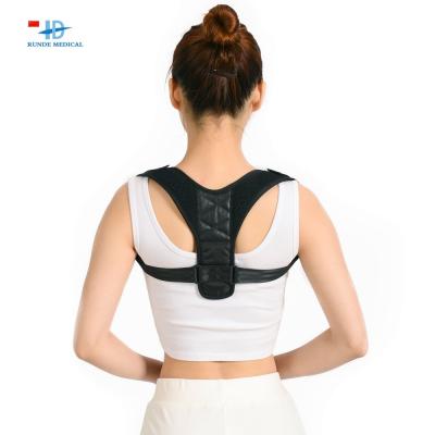 China With Leather Adjustable Back And Shoulders Pose Corrector Brace for sale