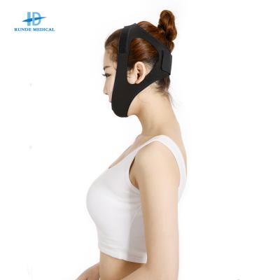 China 2021 Eco-friendly Neoprene Stopper Anti Snoring Chin Support Strap / Anti Snoring Mouth Guard for sale