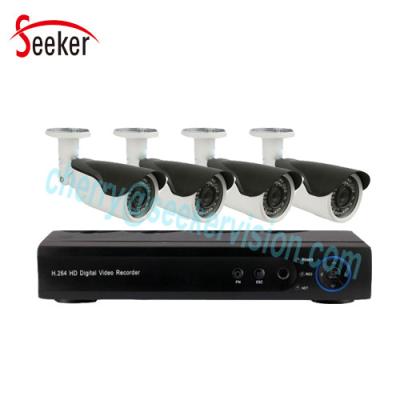 China 4 Channel 1080N AHD Security Camera System 1.3 Megapixel 4Ch Outdoor H.264 AHD CCTV DVR Kit for sale