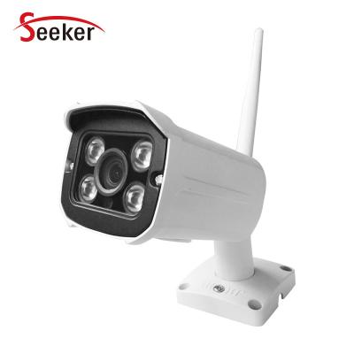 China New 1.0MP 720P IP66 Waterpfoof TF Card Wireless Cameras Outdoor Bullet Home Security Wifi Cameras for sale