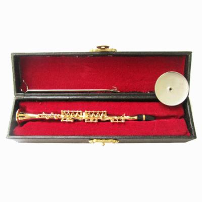 China Metal Durable Mini Clarinet Craft Model Gift for sale