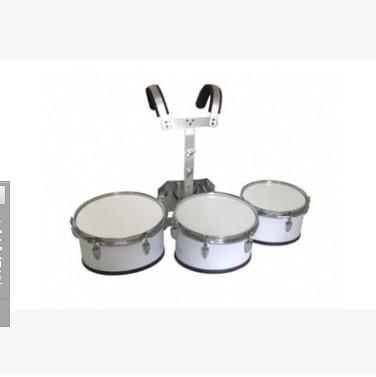 China Durable Marching Drum 3 Piece Drum Percussion Marching Musical Instruments With Carrier for sale