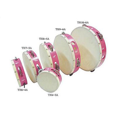 China Hot sale tambour de basque manufacturer sound single hand tambourine basque hand drum for sale