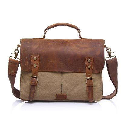 China High Quality Large Capacity Mini Shoulder Bag Small Sling High Quality Satchel For Man Cross - Body BagCustom Logo Satchel Bag Leather Briefcase for sale