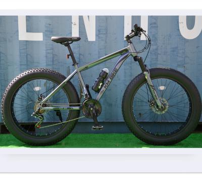 China Aluminum Alloy 26inch Grey color alloy or steel Snow bicycle with good quality fat bicycle for sale Cycles for sale