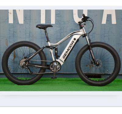 China Aluminum Alloy Suspension E bike 27.5inch Mountain bicycle with alloy frame and fork with rear motor for sale