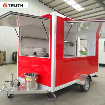 China Mobile Food Cart Lowest Price Snack Coffee Candy Beverage Cart USA Standard Used Food Truck For Sale for sale