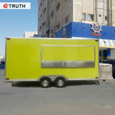 China TRUTH Mobile Food Trailer Video technical support Vegetable processing plant for sale