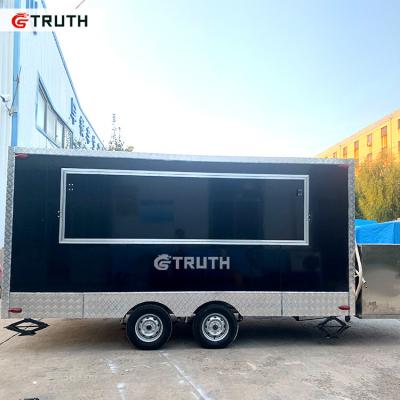 China Mobile vegetable processing plant street fast food trailer snack cart for sale USA Australia for sale