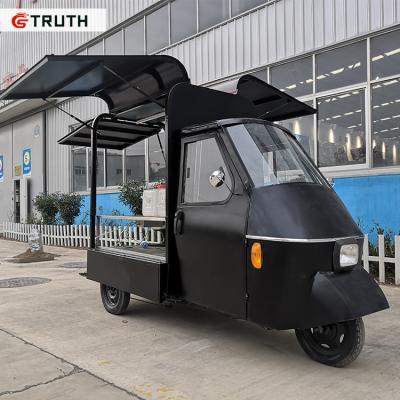 China Vegetable Processing Plant 3 Wheeler Electric Car Monkey Motorcycle Generator Food Truck for sale