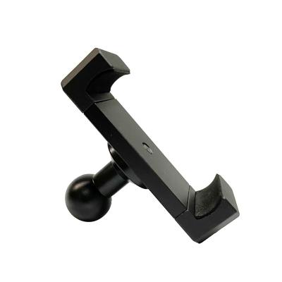 China Metal Smartphone Clip Holder Cell Phone Mount Waterproof Universal Extendable Aluminum Double Ball Joint for sale