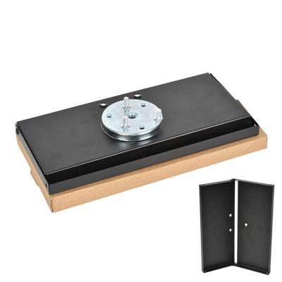 China Easy To Carry For Moving Or Outdoor Portable Folding Desk Metal Tray 25*21cm Notebook Desk Bracket Projector Floor Stand Adapter Plate for sale