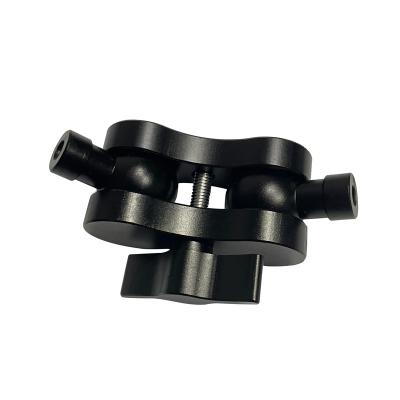 China Full roation and both end are 1/4 Female Thread Camera Accessories Aluminum Alloy Custom Double 1/4 Thread 25mm Universal Ball Head Magic Arm for sale