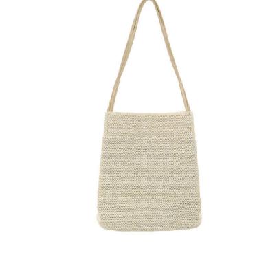 China Fashion 2020 Fashion Women Beach Simple Tassel Decorative Straw Bag Handbags for sale