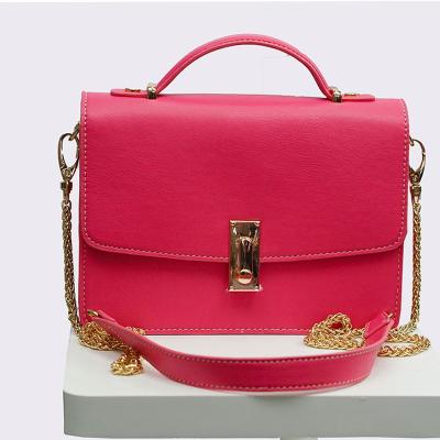 China 2020 High Quality Wholesale Metal Lantern Chain PU Bag Elegant Women Sling Bag Shoulder Bags Ready To Ship for sale