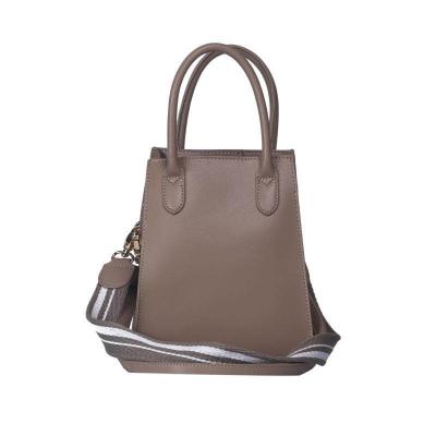 China 2020 Cross - PU Solid Color Leather Bags New Fashion Shoulder Bucket Women Fashion Handbags For Women for sale