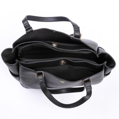 China 2020 Fashion Top Selling Unique Totebags Solid Color Large Capacity Bucket Handbags Shoulder Bags For Women for sale