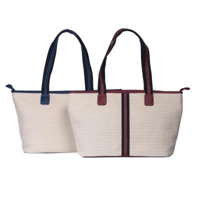 China NATIONAL Largest Wholesale Women Tote Bags 2020 New Fashionable Raffia Women Straw Beach Bags for sale