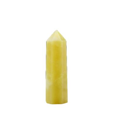 China China Wholesale Natural Green Quartz Crystal Stick Point Feng Shui Decoration Crystal for sale