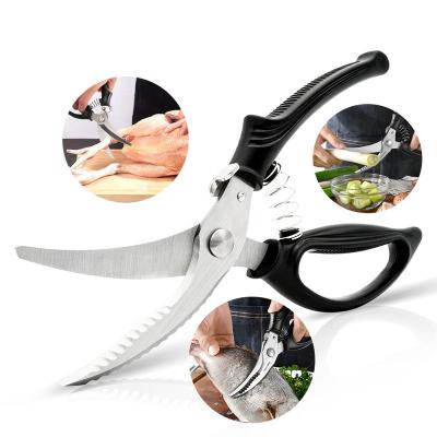 China Ktichen Multifunctional Cutting Poultry Kitchen Shears Vegetable Scissors For Kitchen Smart Heavy Duty Scissors Chicken Cutter Stainless Steel for sale