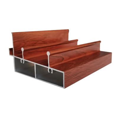 China door & Aluminum Window QC Wood Finished Profiles For Windows And Doors Aluminum Profiles For Furniture for sale