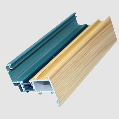 China Aluminum Alloy 6063 Aluminum Extrusion Thermal Break Profile For Window for sale