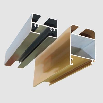 China door & Golden Window Anodize Aluminum Profiles Yemen Aluminum Profile Supplier for sale