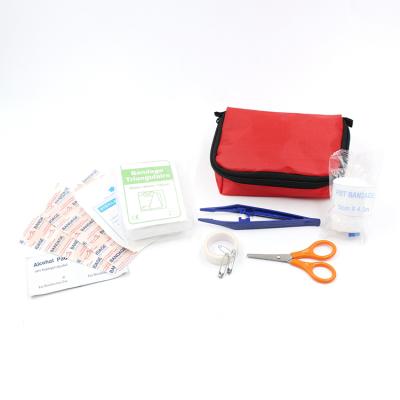 China Emergency Medical Portable Travel Survival First Aid Kit Bag With Supplies for sale