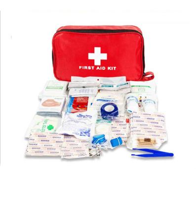 China Survival First Aid Kit 184 Pieces Compact Tactical Trauma First Aid kit for Outdoor Camping Hiking Backpacking and Travel for sale