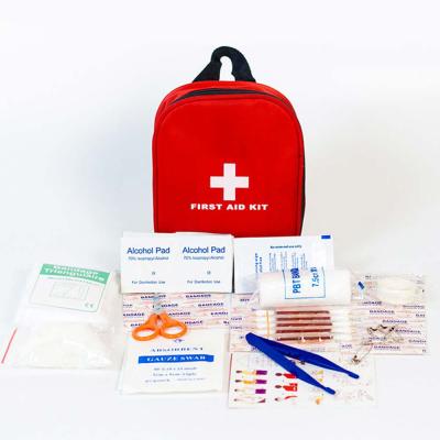 China Medical Equipment Mini Tactical First Aid Kit for Driving Traveling Outdoor Home Using Red Portable First Aid Kit for sale