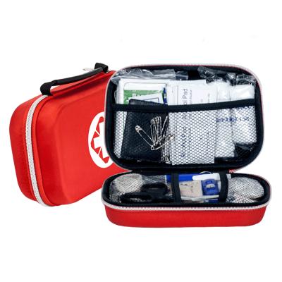 China Portable First Aid Kit For Driving Traveling Outdoor Home Using Red First Aid Kit With Supplies for sale