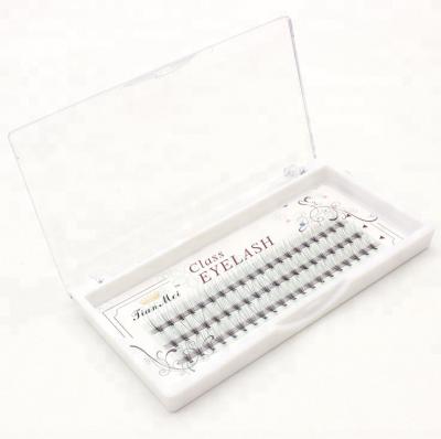 China Nature Looking Veteran 10d Individual Premium Silk Eyelash Extension Kit With Custom Eyelash Box for sale