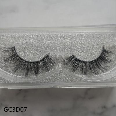 China Nature Looking Veteran Silk 007 Private Label Lashes Tray With Packaging Box Custom Eyelash for sale