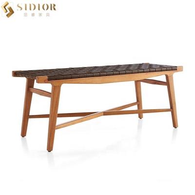 China Convertible High Quantity Modern Leisure Bench Solid Wood Stool For Room Home Restaurant Event Wedding for sale