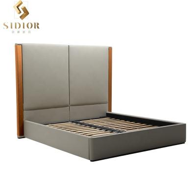 China Latest Design New Arrival Durable Storage Bedroom Furniture Soft Queen Bed for sale