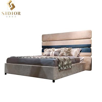 China Widely Used Storage Factory Sale Various Designer Furniture Soft Large Bed for sale