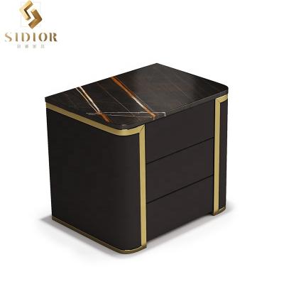 China 2022 modern good quality hot sale durable simple clear bedside table for sale