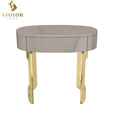 China Modern Designer Household Home Furniture ABS Modern Bedside Table Quality Appropriate Prices Guarantee for sale