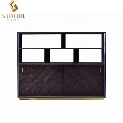 China Simple Design Contemporary Custom High Quality Modern Wooden Bookcase For Office Room for sale