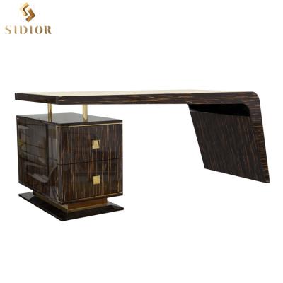 China Factory Price Office Furniture Design Adjustable Executive Modern Luxury Desk (Size) for sale