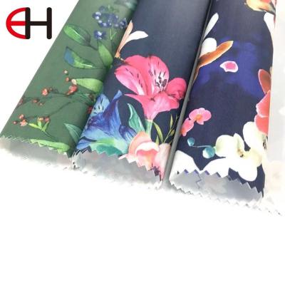 China Waterproof 210T Taffeta Printed Fabric PVC Coated Fabric Rain Coat PVC Fabric for sale