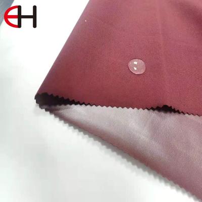 China Fabric 100% Waterproof Polyester 4 Way Stretch TPU Bonded Fabric NS LYCRA Wind Coats Jacket for sale