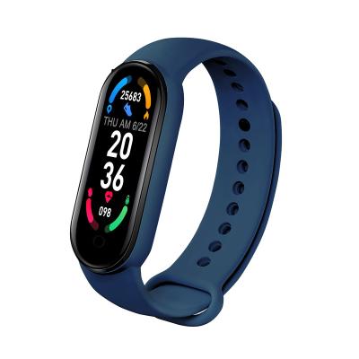 China MP3 Playback Selling M6 Hand Band Weather Forecast Sports Pedometer Smart Series 6 Smart Watch Band for sale