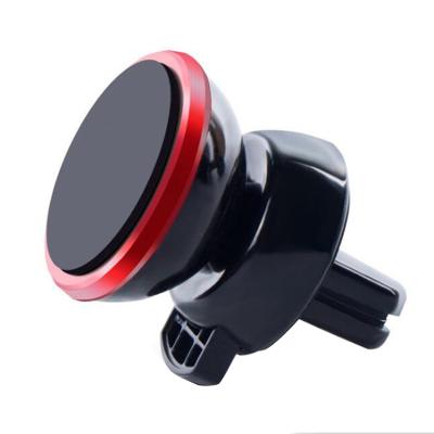 China ABS+Silicone Car Holder Air Vent Mount Magnet Magnetic Mobile Phone Holder Universal For iPhone 5 6 6s For Samsung Car Holder Stand for sale