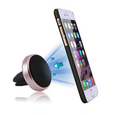 China Universal Car Mount Mobile Phone Magnetic Holder Air Vent Magnet Phone Holder For Xiaomi Pro GPS Magnetic Car Phone Holder Stand Bracket Metal Plate Mount for sale